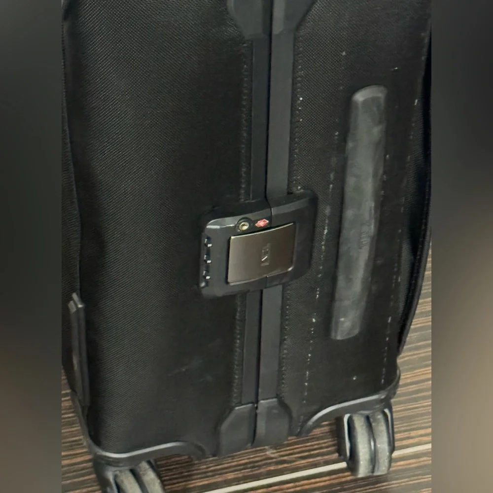 TUMI Black Rolling Alpha Carry-On Luggage